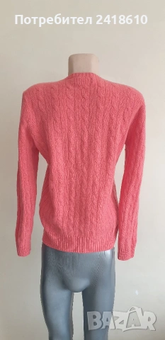 POLO Ralph Lauren Cable Wool / Cashmere Knit Womens Size L - XL ОРИГИНАЛ! Дамски Пуловер !, снимка 12 - Блузи с дълъг ръкав и пуловери - 53579190