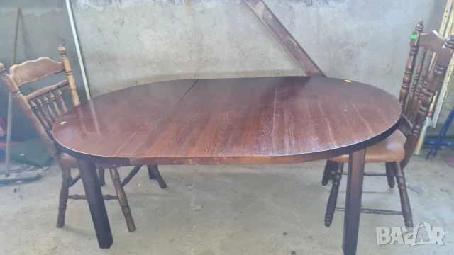 разтегателна трапезна маса внос от Европа, снимка 2 - Маси - 50680986