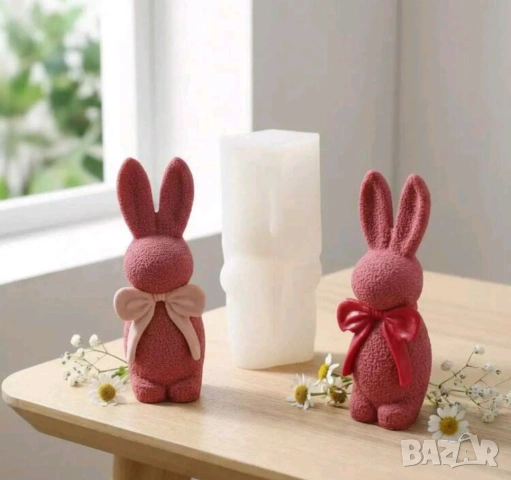 Молд заек с панделка