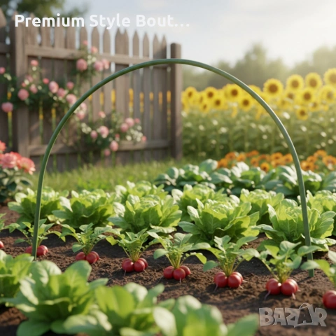 Опора за оранжерия тип арка - издръжлива стомана с полиетиленово покритие, снимка 4 - Други стоки за дома - 53592511