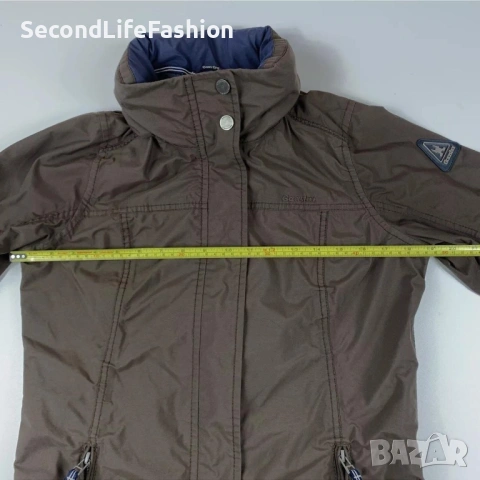 Дамско яке Gaastra PR-G AIR размер M, кафяво, водоустойчиво, 3-слойно дишащо, снимка 4 - Якета - 53837816