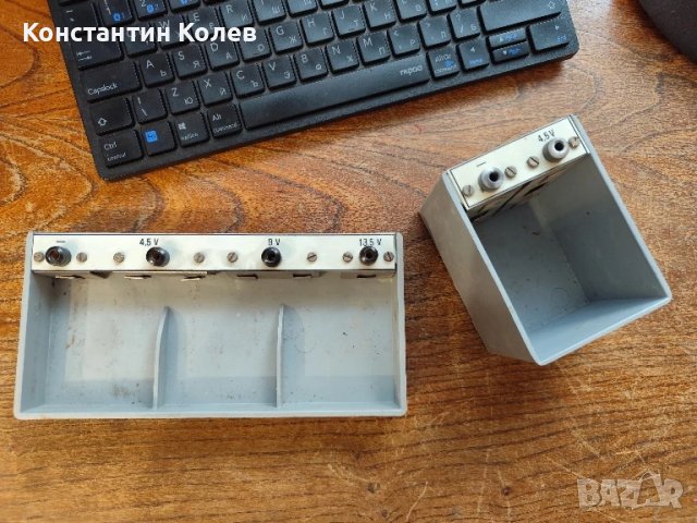 Учебни макети за последователно и паралелно свързване на батерии