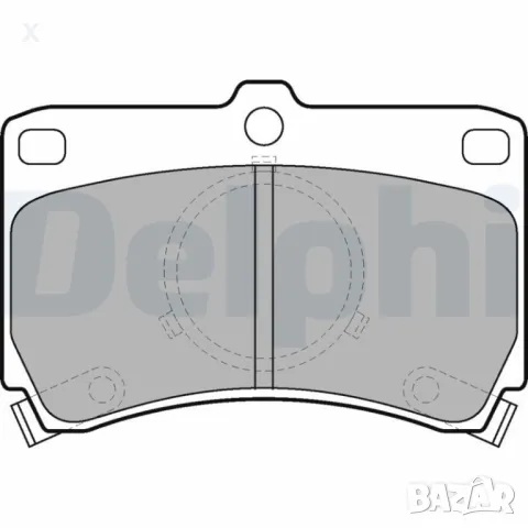 FERODO FSL487 НАКЛАДКИ ПРЕДНИ MAZDA 323 1985-1995 OE BL533328Z OE BG3449280A OE B0953328Z, снимка 1 - Части - 29817443