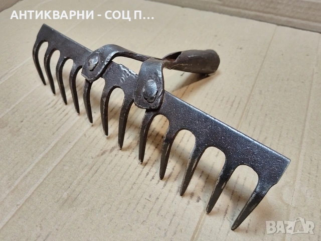 Стар Кован Търмък, Гребло. / НОМЕР 1568., снимка 2 - Антикварни и старинни предмети - 53661471