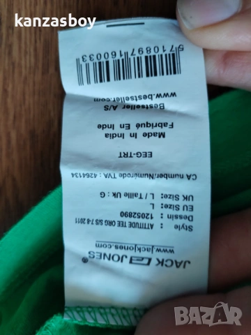 Jack & Jones - страхотна мъжка тениска L, снимка 6 - Тениски - 53828448