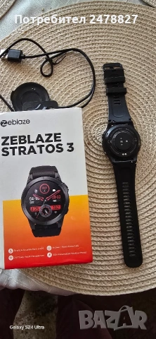 Смарт часовник ZEBLAZE STRATOS 3, снимка 5 - Мъжки - 53694361