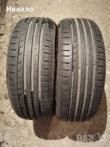 Продавам 2 броя летни гуми 205.55.16 на 1 сезон дот 2020 Goodyear 