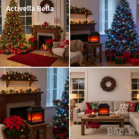 Декоративен LED фенер - камина, снимка 4 - Декорация за дома - 52539967