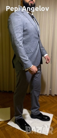 Елегантни мъжки костюми + официални обувки – абитуриентски, неразличими от нови 👔, снимка 2 - Костюми - 53853222
