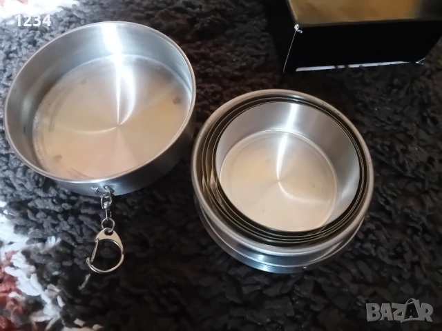 Нова сгъваема чаша алпака  за пикник , снимка 2 - Чаши - 53948964