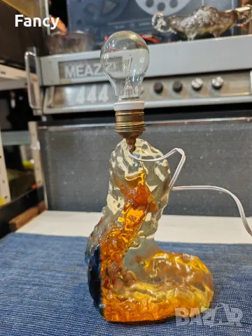 Стара лампа от смола 60 те години, снимка 8 - Антикварни и старинни предмети - 49785445