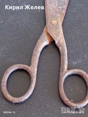 Винтидж шивашка ножица от соца рядка за КОЛЕКЦИЯ ДЕКОРАЦИЯ 50606, снимка 3 - Други ценни предмети - 51732566