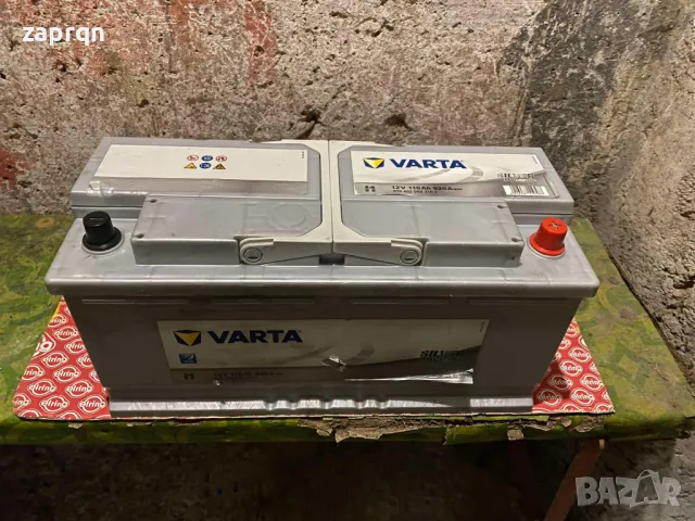 Почти нов акумулатор Варта/Varta Silver 110 ам/ч 920 А с гаранция, снимка 2 - Части - 48523091