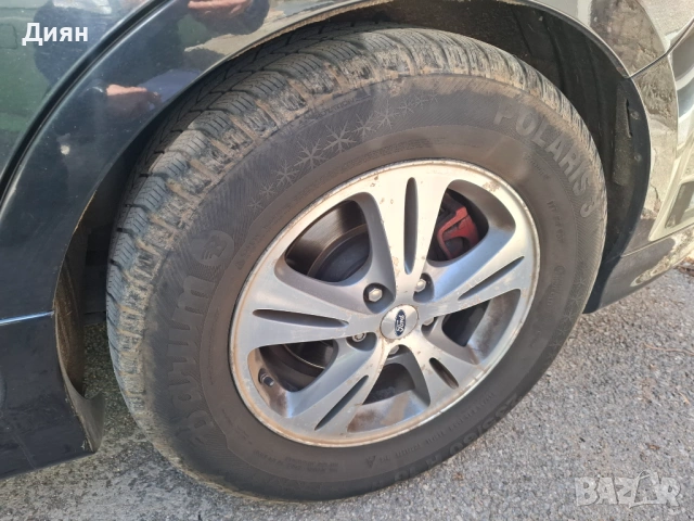 Комплект алуминиеви джанти за Форд със зимни гуми 235 60 16, снимка 2 - Гуми и джанти - 53886566