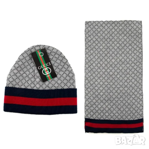шапка и шал dolce gabbana calvin klein emporio armani gucci , снимка 5 - Шапки - 51394473