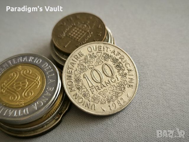 Монета - Западни Африкански Щати - 100 франка | 1972г., снимка 1 - Нумизматика и бонистика - 45999538