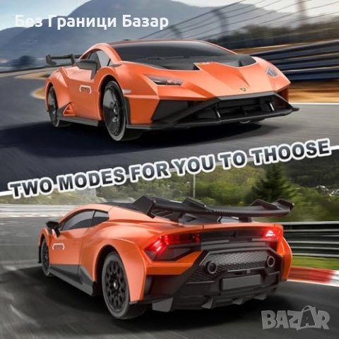 Нова играчка RC Дрифт автомобил 35 km/h 4WD LED светлини 1:18 High Speed, снимка 3 - Коли, камиони, мотори, писти - 52470828