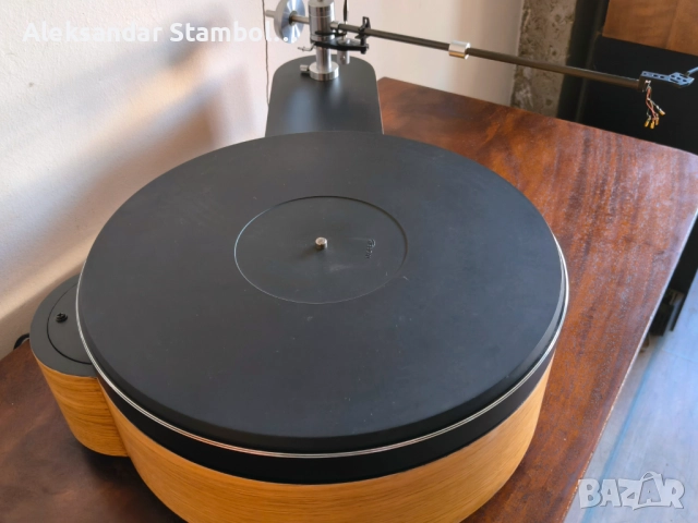 Ръчно изработен бутиков грамофон с рамо 12 инча, снимка 4 - Грамофони - 51805212
