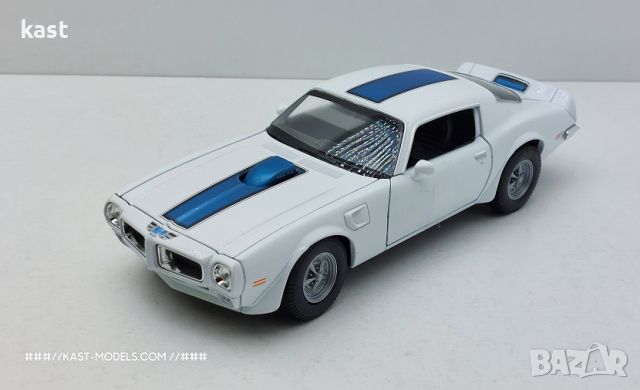 KAST-Models Умален модел на Pontiac Firebird Trans AM 1972 Welly 1/24, снимка 1 - Колекции - 46270976