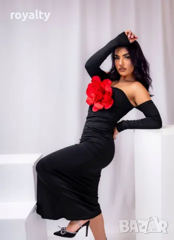 Елегантна дамска рокля 