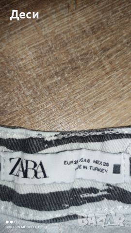 дънкови панталонки на Zara, снимка 5 - Къси панталони и бермуди - 46485778