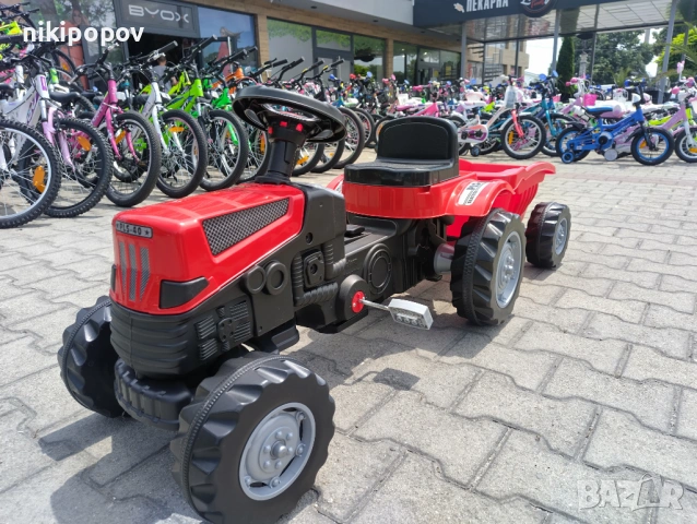 PILSAN Трактор с ремарке PLS-40 червен