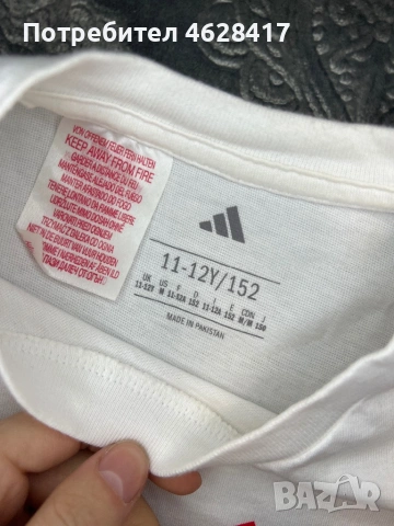 Оригинална блуза Adidas 152 см , снимка 2 - Блузи с дълъг ръкав и пуловери - 53495914