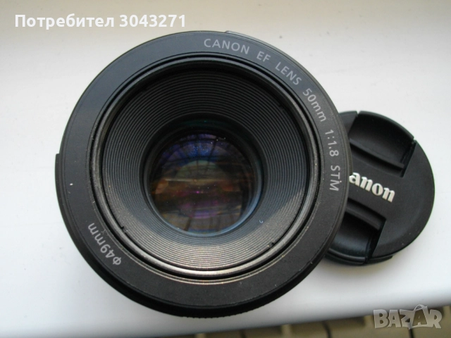 Canon EF 50mm f/1.8 STM, снимка 4 - Обективи и филтри - 52865873
