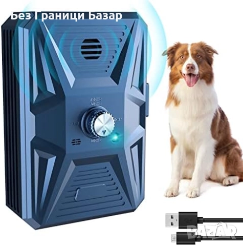 Ново Ултразвуково устройство против лай IPX4, 3 режима, до 10 м обхват