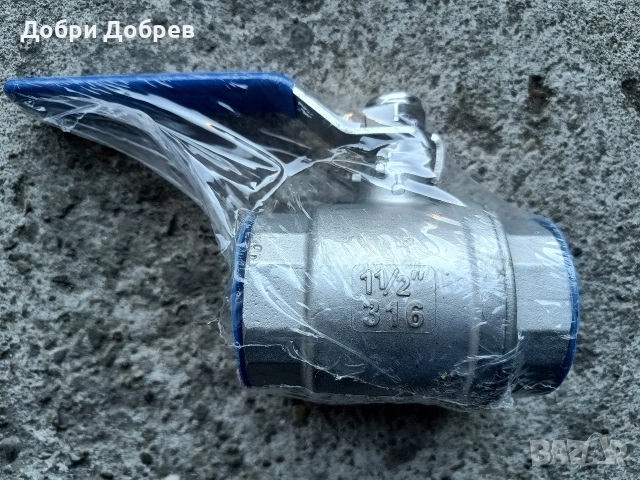 Сферичен кран, 1 1/2 , Неръждаем-316, снимка 2 - ВИК - 52928938