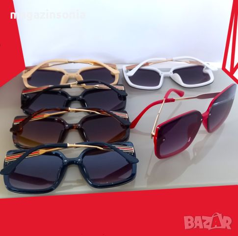 Дамски слънчеви очила//6 цвята//подарък торбичка за съхранение+кърпичка за почистване, снимка 5 - Слънчеви и диоптрични очила - 45101825