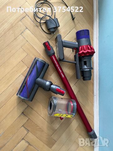 Вертикална прахосмукачка Dyson Cyclone V10 525W, 0.76 л,, снимка 1 - Прахосмукачки - 46189733