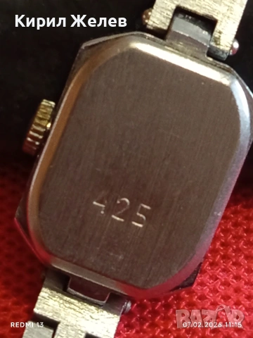 Дамски механичен часовник Лъч СССР стар за КОЛЕКЦИОНЕРИ 52875, снимка 6 - Антикварни и старинни предмети - 53390173