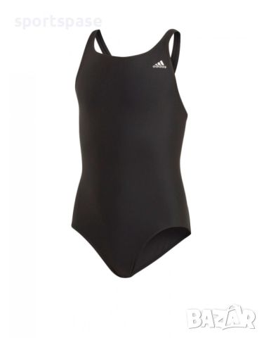 ADIDAS Solid Fitness Swimsuit Black, снимка 1 - Детско бельо и бански  - 46712754