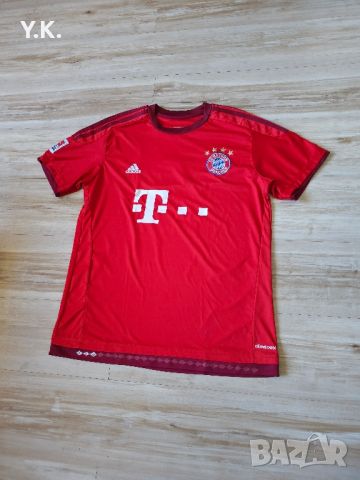 Мъжка тениска Adidas Climacool x F.C. Bayern Munchen x Lewandowski / Season 15-16 (Home), снимка 2 - Тениски - 46584670