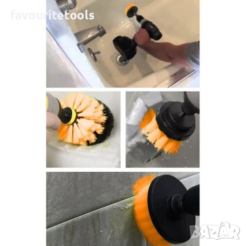 КОМПЛЕКТ ЧЕТКИ Bigstren ЗА ПОЧИСТВАНЕ И ПОЛИРАНЕ 22 части, снимка 7 - Мопове, кофи, четки и метли - 51244680