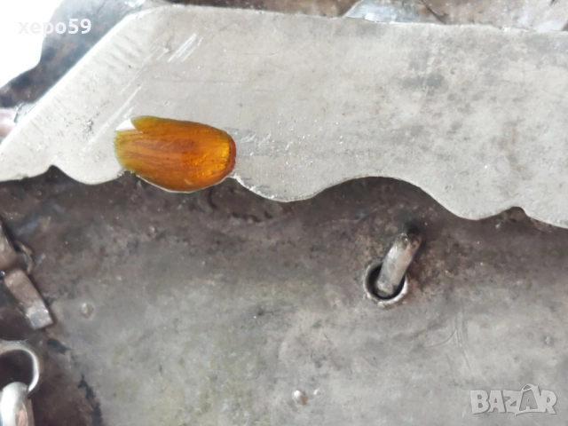 Сребърна високопробна филигранна пафта-пафти,, снимка 3 - Антикварни и старинни предмети - 52217892