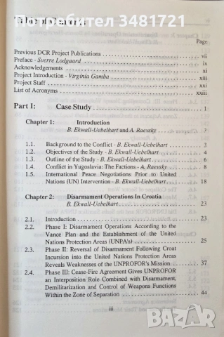 Managing Arms in Peace Processes. Croatia and Bosnia-Herzegovina, снимка 3 - Художествена литература - 53521393