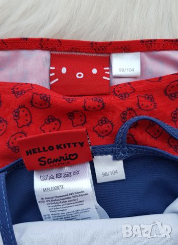 Нов детски бански HELLO KITTY  3-4 години, снимка 4 - Детско бельо и бански  - 45465302