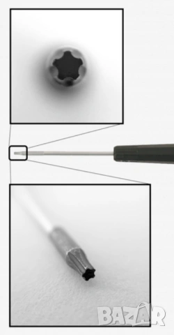 UNITOOL Специална ОТВЕРТКА Звезда ПЕТОЛЪЧКА P5 1,2x50-143 мм за Телефони Компютри Електроника БАРТЕР, снимка 3 - Отвертки - 53700137