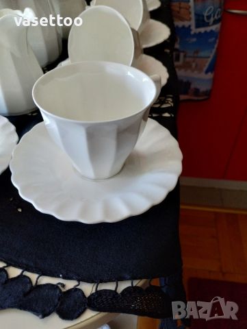 Костен порцелан за чай, снимка 3 - Сервизи - 46400090