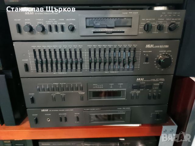 Akai  PR-A-04&PA-W04 Control Amplifier/Power Amplifier , снимка 1 - Ресийвъри, усилватели, смесителни пултове - 46296603
