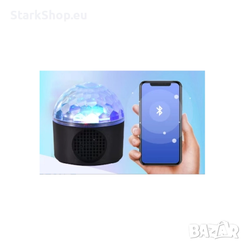 Преносима LED нощна диско лампа с Bluetooth колонка XL-911, снимка 2 - Bluetooth тонколони - 52546689