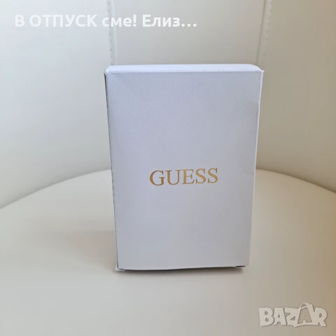Оригинален колан GUESS бяла кожа и златна катарама размер Л, снимка 7 - Колани - 51351507