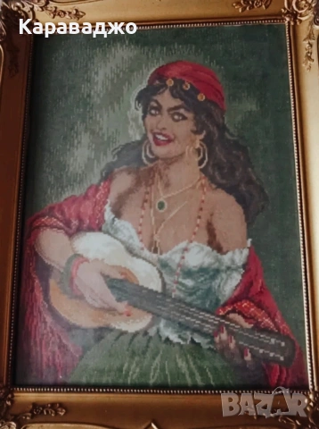 Гоблен,ръчено шит.