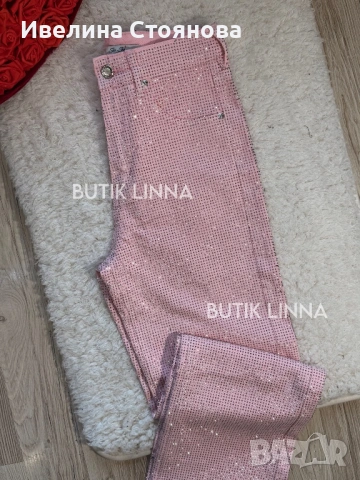 Дънки камъни розови, снимка 3 - Дънки - 54013072