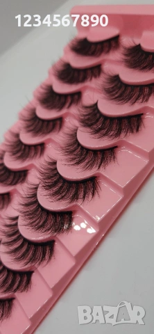 3D Мигли 10 чифта в кутия, снимка 4 - Други - 53061334