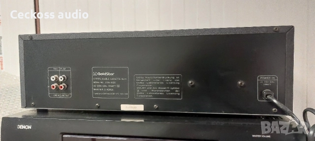 Двукасетъчен дек GOLDSTAR GSW-9320, снимка 5 - Декове - 52104926