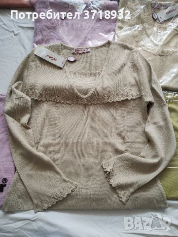 Нови Дамски блузи с дълъг ръкав , снимка 9 - Блузи с дълъг ръкав и пуловери - 45081583