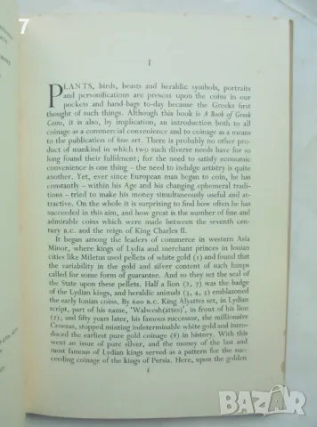 Книга A Book of Greek Coins - Charles Seltman 1952 г., снимка 4 - Нумизматика и бонистика - 49217280